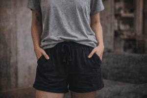 Persoon met losse kleding